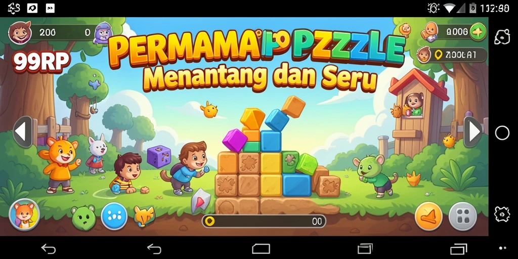 Screenshot dari gameplay seru 99RP yang penuh tantangan Puzzle.