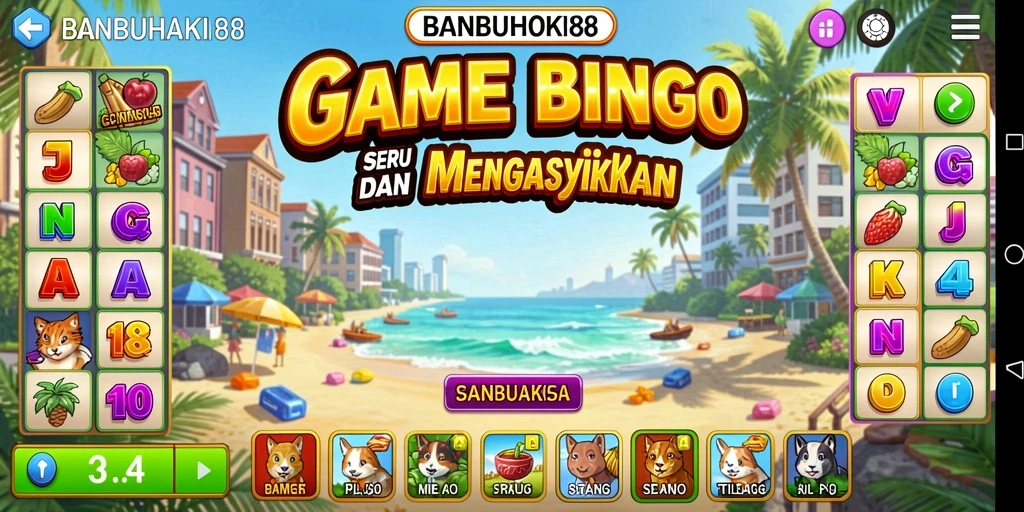 Screenshot gameplay seru dari BANBUHOKI88 yang menunjukkan momen menandai angka.