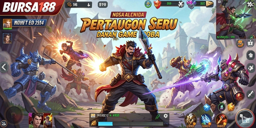 Tangkapan layar gameplay BURSA188 yang penuh aksi mendebarkan.