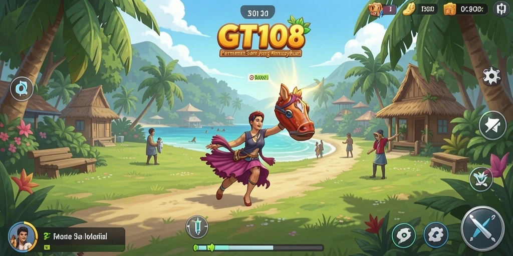 Tangkapan layar GT108 menampilkan serunya gameplay santai.