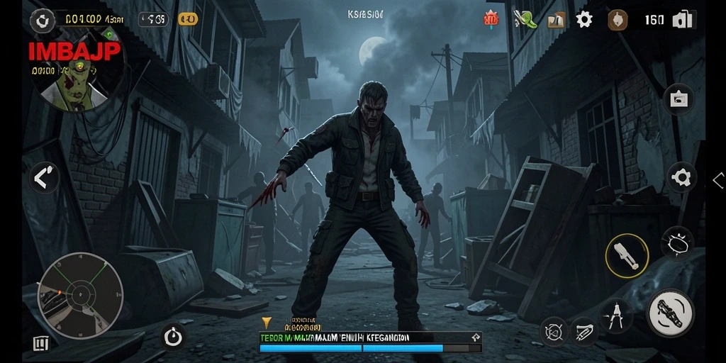 Tampilan menakutkan dari gameplay IMBAJP yang penuh ketegangan.