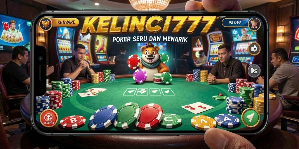 Screenshot gameplay KELINCI777 menampilkan aksi poker yang mendebarkan.