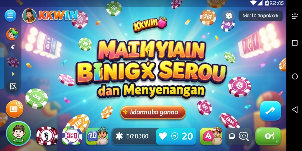 Screenshoot gameplay Bingo yang menegangkan di KKWIN.