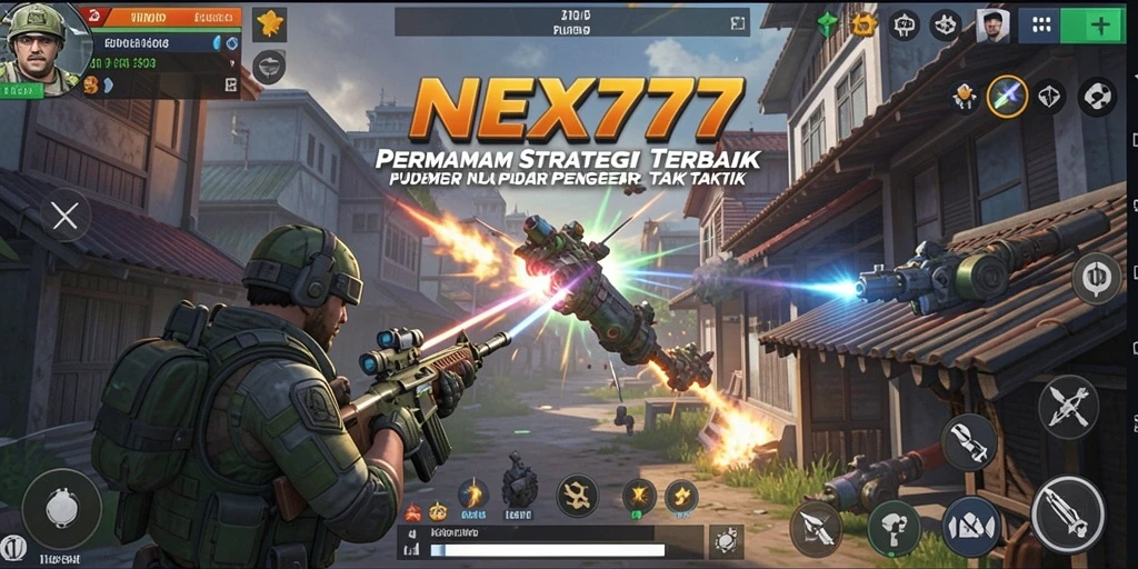 Tampilan gameplay mendebarkan dari NEX777, penuh strategi dan pertempuran.