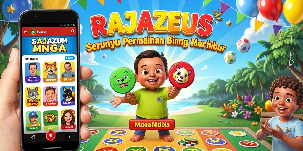 Gameplay Bingo yang seru dan interaktif di RAJAZEUS.