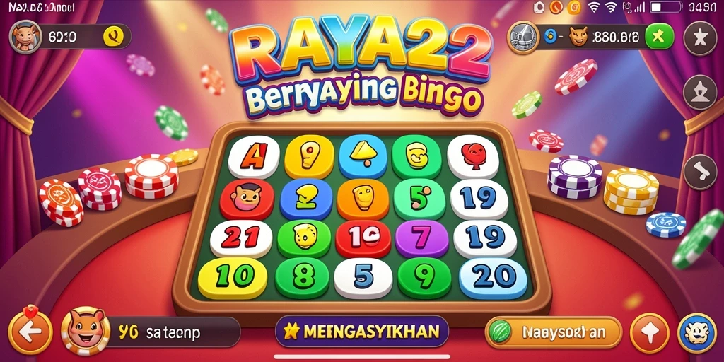 Tampilan screenshot gameplay RAYA22 yang seru dan menegangkan.