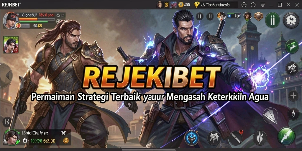 Tampilan gameplay strategis yang mendebarkan di REJEKIBET.
