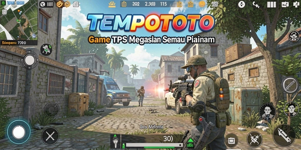 Tampilan grafik yang menawan dan aksi pertempuran seru.